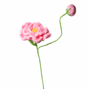 Camellia with Bud Crochet