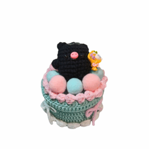 Cake Box with Pig (3 Colors)