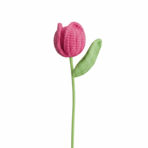 Tulip Crochet (pink, coral pink, yellow, blue, red, white)