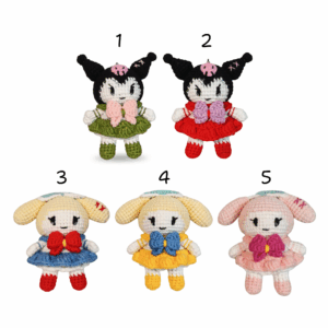 Crochet My Melody&Kuromi - Sailor Moon Version