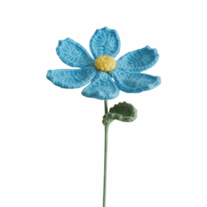 Daisy Crochet (blue, white, orange, pink, purple)
