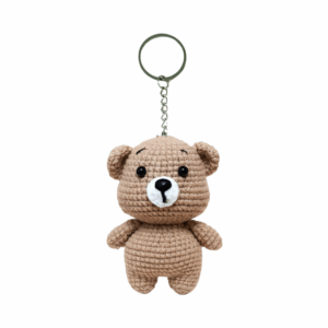 Crochet Teddy Bear Keychain