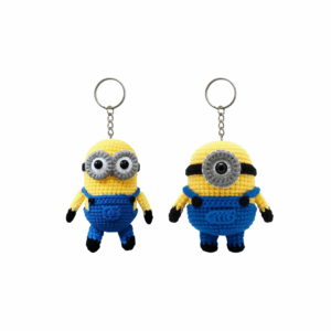 Crochet Minion Keychain