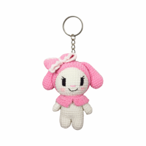 Crochet My Melody Keychain