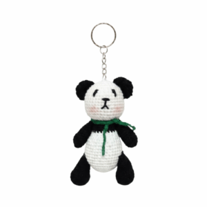 Panda with Green Scarf