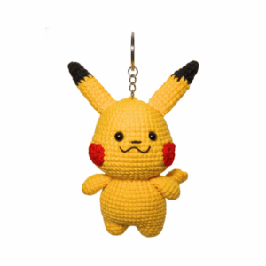 Crochet Pikachu Keychain