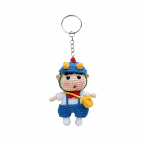 Crochet Crayon Shin-chan Keychain