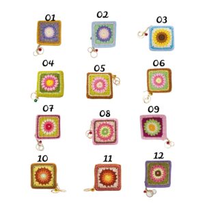 Crochet Granny Square Coin Purse