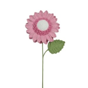 Crochet Gerbera (blue, pink, yellow)