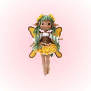 Crochet Sunflower Fairy Doll