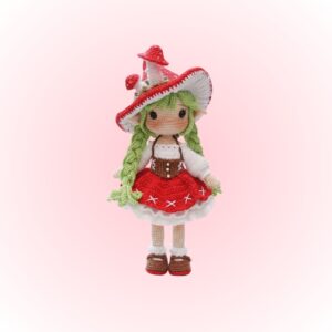 Crochet Mushroom Fairy Doll