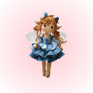 Crochet Blue Fairy Doll