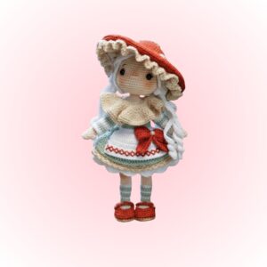 Crochet Cottagecore Girl Doll