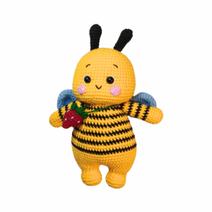 Crochet Happy Bee Plushie