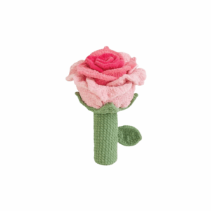 Rose Crochet Pillow