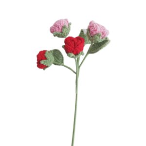 2 Red Roses and 2 Pink Rose