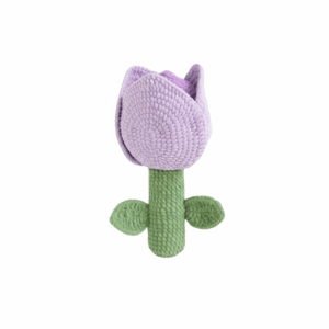Tulip Crochet Pillow
