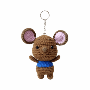 Crochet Jerry Keychain