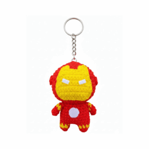 Ironman Crochet Keychain