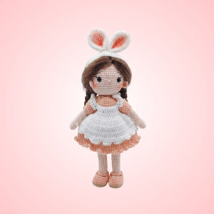 Crochet Bunny Girl Doll