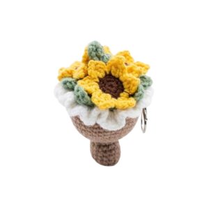 Crochet Mini Sunflower Bouquet