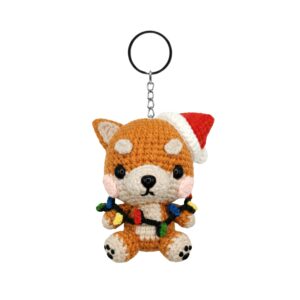 Christmas Lights Shiba Inu Crochet