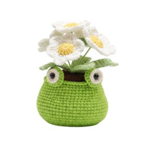 Daisy Frog Pot