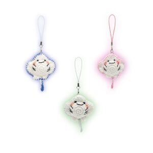 Crochet Mini Stingray Fish Keychain
